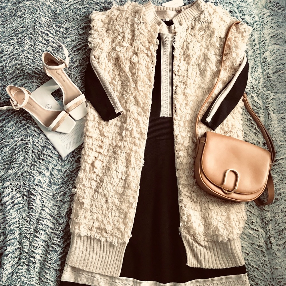 NWT Anthropologie Sweater Length Vest